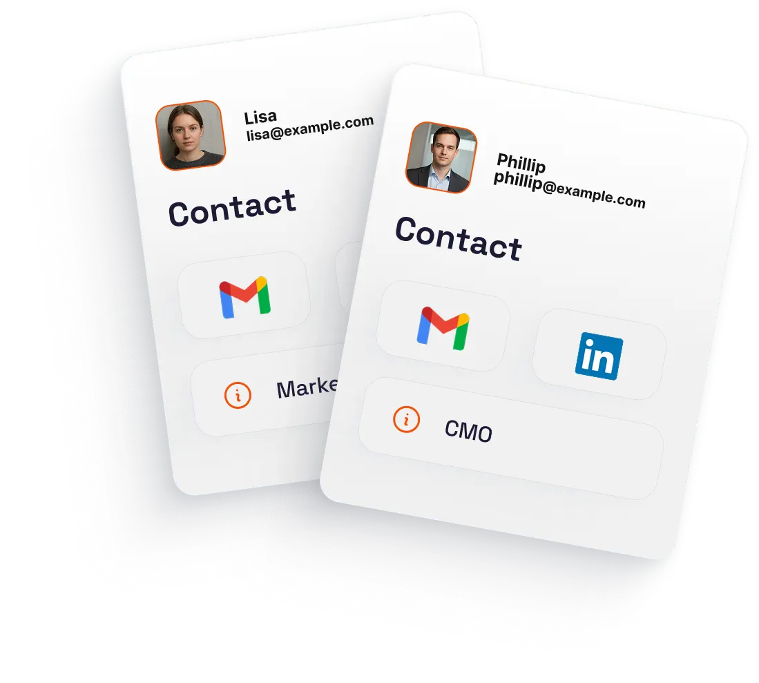 Contact person illustration